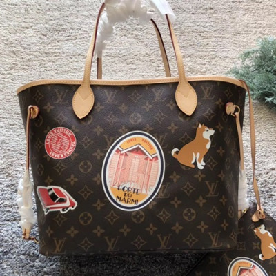 Louis Vuitton Never Full Monogram Tote Shoulder Shopper Bag,31cm - 루이비통 네버풀 모노그램 토트 숄더 쇼퍼백 M40995,LOUB0672 ,31cm,브라운