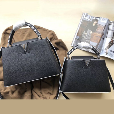 Louis Vuitton Capucines Tote Shoulder Bag,27/31cm - 루이비통 카푸신 토트 숄더백  M52384,LOUB0684 ,27/31cm,블랙