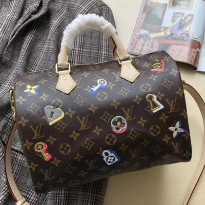 Louis Vuitton Speedy Tote Shoulder Bag,30cm - 루이비통 스피디 토트 숄더백 M44365,LOUB0696 ,30cm,브라운