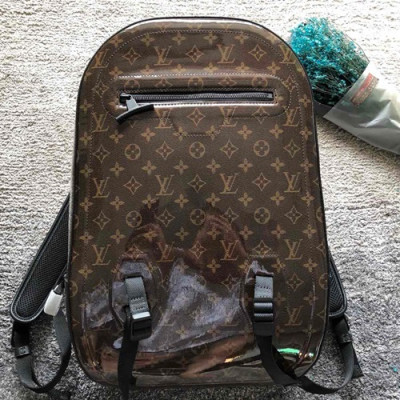 Louis Vuitton 2018 Monogram Titanium Back Pack,31cm - 루이비통 2018 모노그램 티타늄 남성용 백팩,M43881 ,LOUB0731 ,31cm,브라운