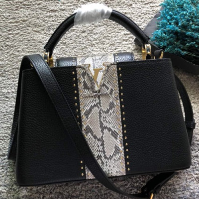 Louis Vuitton Capucines Shoulder Bag,27/31cm - 루이비통 카푸신 숄더백  M48865 ,LOUB0790 ,27/31cm,블랙