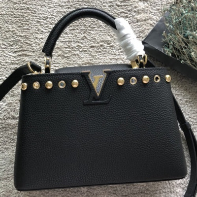 Louis Vuitton Capucines Tote Shoulder Bag,27/31/36cm - 루이비통 카푸신 토트 숄더백  M48865,LOUB0814 ,27/31/36cm,블랙