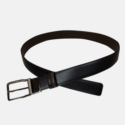 Eremengido Zena 2019 Mens Both-sides Leather Belt - 제냐 2019 남성 이태리 양면 레더 벨트 Zeg0049x.Size(3.5cm).2컬러(블랙금장/블랙은장)