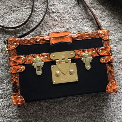 Louis Vuitton Monogram Petite Malle Shoulder Bag,18cm - 루이비통 모노그램 쁘띠뜨 말 숄더백 M51600,LOUB0864 ,18cm,블랙