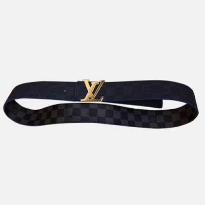 Louis vuitton 2019 Mens Damier Leather Belt M0077 - 루이비통 남성 다미에 레더 벨트 Lou0696x.Size(4.0cm).2컬러(블랙금장/블랙은장)