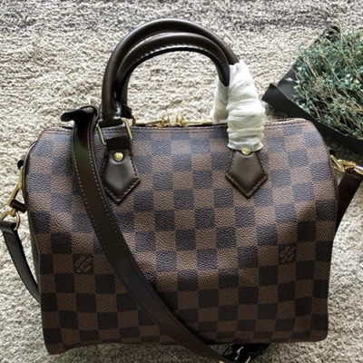 Louis Vuitton Speedy MonogramTote Shoulder Bag,25cm - 루이비통 스피디 모노그램 토트 숄더백 M41113,LOUB0890 ,25cm,브라운