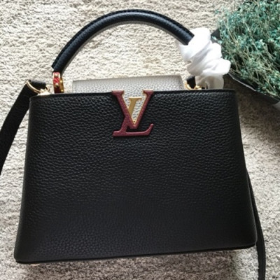 Louis Vuitton Capucines Tote Shoulder Bag,27/31cm - 루이비통 카푸신 토트 숄더백  M54875,LOUB0898 ,27/31cm,블랙+그레이