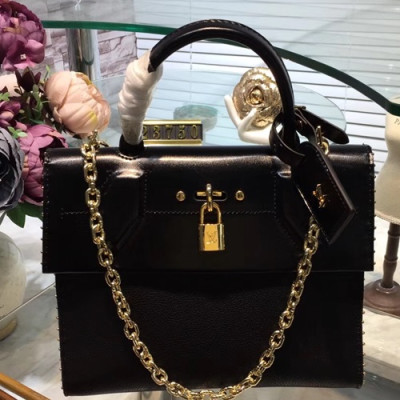 Louis Vuitton Pochette City Steamer Tote Shoulder Bag,25cm - 루이비통 포쉐트 시티 스티머 토트 숄더백  M54923,LOUB0979,25cm,블랙