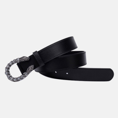 [매장판]Gucci 2019 Ladies Cubic Buckle Leather Belt - 구찌 신상 여성 큐빅 버클 레더 벨트 Guc0624x.Size(3.0cm).블랙
