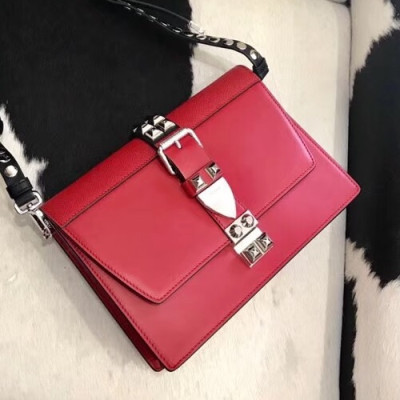 Prada 2018 Elektra Saffiano Shoulder Bag,24cm - 프라다 2018 엘렉트라 사피아노 여성용 숄더백 ,1BD120-1,24cm ,레드