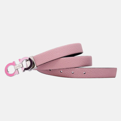 Salvatore Ferragamo 2019 Ladies Gancini Leather Belt - 살바토레 페라가모 여성 간치니 레더 벨트 Fer0123x.Size(2.5CM).연핑크