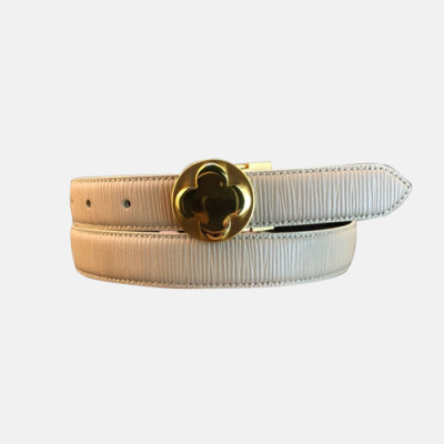 Van Cleef & Arpels 2019 Ladies Leather Belt - 반클리프 앤 아펠 여성 레더 벨트 Van001x.Size(2.5cm).베이지