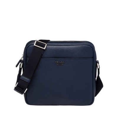 Prada Saffiano Messenger Shoulder Bag,25CM - 프라다 사피아노 남성용 메신저 숄더백,2VH014-2,25cm,블루