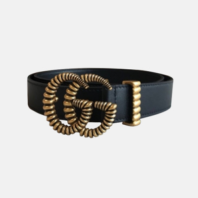 Gucci 2019 Ladies Embellished GG Steel Buckle Leather Belt - 구찌 여성 엠벨리쉬 GG 스틸 버클 레더 벨트 Guc0721x.Size(3.0cm).3컬러(블랙금장/블랙은장/블랙빈티지금장)