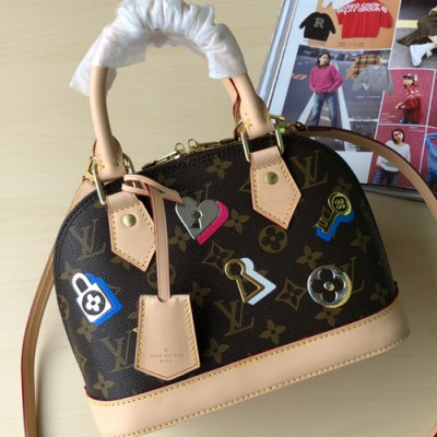 Louis Vuitton Alma Tote Shoulder Bag,25cm - 루이비통 알마 여성용 토트숄더백,M44368,LOUB1002 ,25cm,브라운