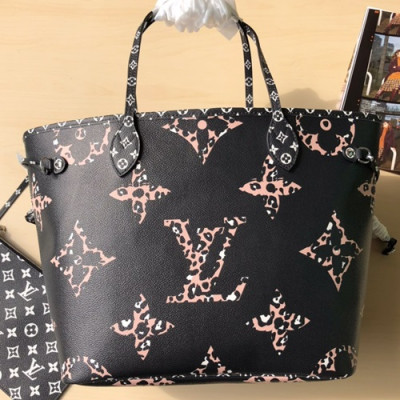 Louis Vuitton Never Full Tote Shoulder Shopper Bag,32cm - 루이비통 네버풀 토트 숄더 쇼퍼백 M41177,LOUB1008 ,32cm,블랙