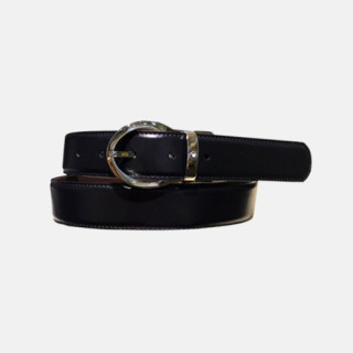 Montblanc 2019 Mens Business Leather Belt - 몽블랑 신상 남성 비지니스 레더 벨트 Mont0026x.Size(3.2cm).블랙은장