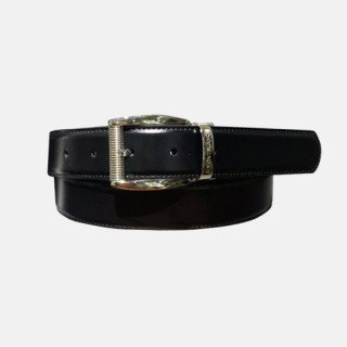 Montblanc 2019 Mens Business Leather Belt - 몽블랑 신상 남성 비지니스 레더 벨트 Mont0030x.Size(3.2cm).블랙은장