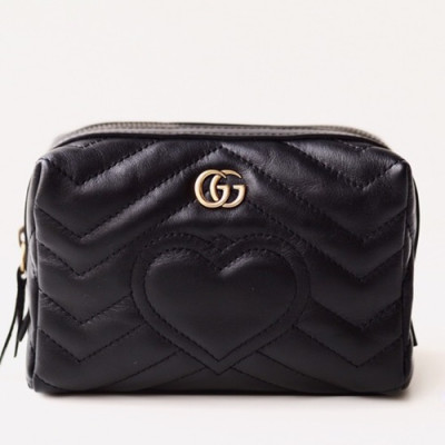 Gucci Marmont Matlase Pouch Clutch Bag,16CM - 구찌 마몬트 마틀라세 파우치 클러치백 476165,GUB0250,16cm,블랙