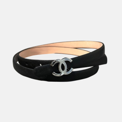 Chanel 2019 Ladies Classic CC Buckle Leather Belt - 샤넬 여성 클랙식 CC 버클 레더 벨트 Cnl0179x.Size(2.5cm).블랙은장