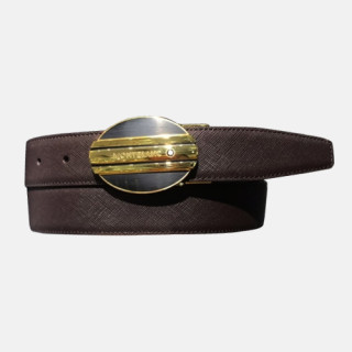 Montblanc 2019 Mens Business Leather Belt - 몽블랑 신상 남성 비지니스 레더 벨트 Mont0037x.Size(3.2cm).브라운금장