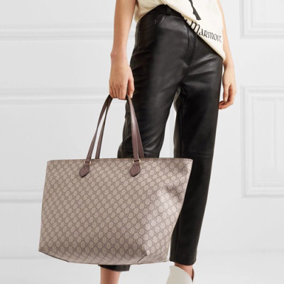 Gucci Ophidia Supreme Women Tote Shoulder Shopper Bag,38.5CM - 구찌 오피디아 수프림 여성용 토트 숄더 쇼퍼백 547974,GUB0322,38.5CM,브라운