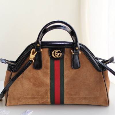 Gucci Medium Re Belle Top Handle Tote Bag,39CM - 구찌 미듐 르벨 탑핸들 토트백 516459,GUB0355 ,39cm,브라운