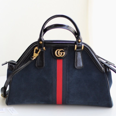 Gucci Medium Re Belle Top Handle Tote Bag,39CM - 구찌 미듐 르벨 탑핸들 토트백 516459,GUB0356 ,39cm,네이비
