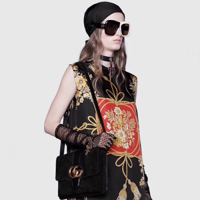 Gucci 2019 Arli  Shoulder Bag,26.7CM - 구찌 2019 알리 숄더백 550126,GUB0375,26.7CM,블랙