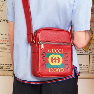 Gucci Print Messenger Shoulder Bag,25CM - 구찌 프린트 남여공용 메신저 숄더백 523591,GUB0406,25CM,레드