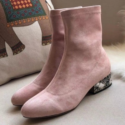 Jimmy-Choo 2018 Ladies Juwer Leather Boots - 지미츄 여성 쥬얼 벨벳 레더 부츠 Jim0012x.Size(225 - 255).핑크