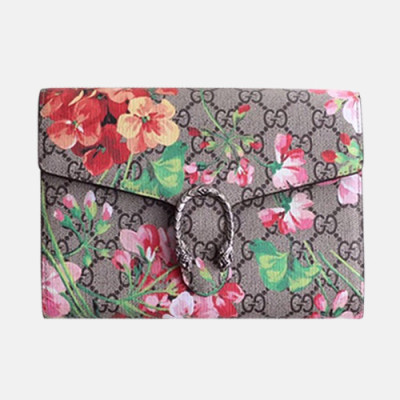 Gucci Flower Mini Clutch Chain Shoulder Bag ,20CM - 구찌 플라워 미니 여성용 클러치 체인 숄더백,401231,GUB0439 ,20cm,브라운