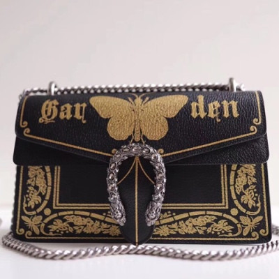 Gucci GG Dionysus Leather Shoulder Bag ,28CM - 구찌 GG 디오니소스 레더 숄더백 400249,GUB0444 ,28cm,블랙
