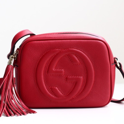 Gucci Soho Leather Shoulder Bag ,21CM - 구찌 소호 레더 숄더백 308364,GUB0454 ,21cm,레드
