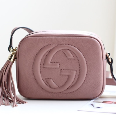 Gucci Soho Leather Shoulder Bag ,21CM - 구찌 소호 레더 숄더백 308364,GUB0457 ,21cm,핑크
