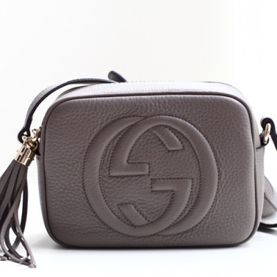 Gucci Soho Leather Shoulder Bag ,21CM - 구찌 소호 레더 숄더백 308364,GUB0458 ,21cm,그레이