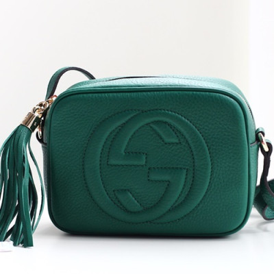 Gucci Soho Leather Shoulder Bag ,21CM - 구찌 소호 레더 숄더백 308364,GUB0460 ,21cm,그린