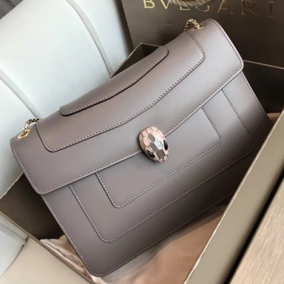 Bvlgari Serpenti Forever Chain Shoulder Bag,28CM - 불가리 세르펜티 포에버 체인 숄더백,BVLB0031,28cm,그레이