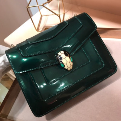 Bvlgari Serpenti Forever Chain Shoulder Bag,20CM - 불가리 세르펜티 포에버 체인 숄더백,BVLB0059,20cm,그린