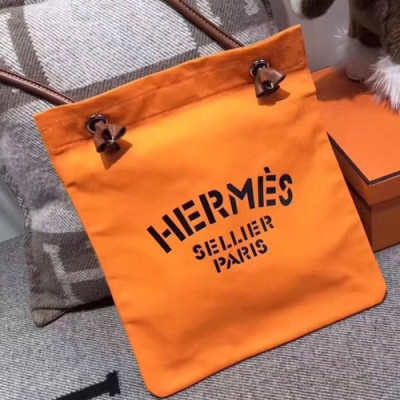 Hermes Canvas Shoulder Shopper Bag  - 에르메스 캔버스 여성용 숄더 쇼퍼백 HERB0626,오렌지