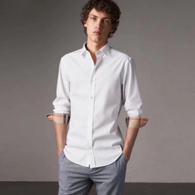 Burberry 2019 Mens Cotton T-shirt - 버버리 신상 남성 코튼 셔츠 Bur0493x.Size(m - 2xl).화이트