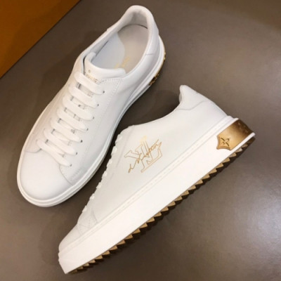 Louis Vuitton 2019 Mm/WmInitial Gold Logo Sneakers  - 루이비통 신상 남자 이니셜 골드 로고 스니커즈 Lou0823x.Size(225 - 275).화이트