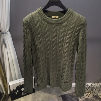 Burberry 2018 Mens  Crew Neck Sweater - 버버리 남성 크루넥 스웨터 Bur0502x.Size(m - 2xl).올리브