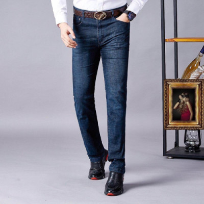 Armani 2018 Mens Slim Fit Denim Pants - 알마니 남성 신상 슬림핏 데님 팬츠 Arm0137x.Size(29 - 42).블루