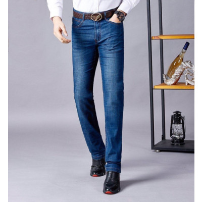 Hermes 2018 Mens Slim Fit Denim Pants - 에르메스 남성 신상 슬림핏 데님 팬츠 Her0153x.Size(29 - 42).블루