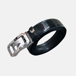 Stefano Ricci 2019 Mens Automatic Buckle Leather Belt - 스테파노리치 남성 오토매틱 버클 레더 벨트 Ste0052x.Size(3.4cm).블랙은장