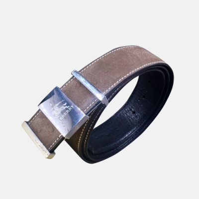Burberry 2019 Mens Box Logo Business Leather Belt - 버버리 남성 박스 로고 비지니스 레더 벨트 Bur0536x.Size(3.8CM).블랙은장
