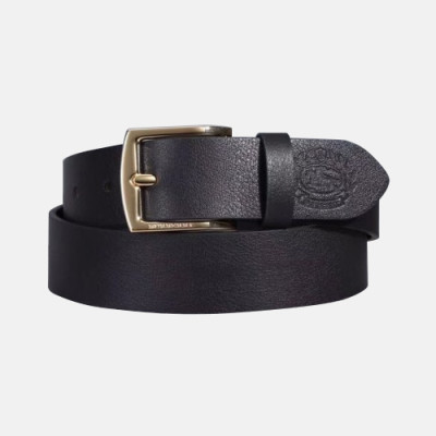 [매장판]Burberry 2019 Mens Classic Logo Buckle Business Leather Belt - 버버리 남성 클래식 로고 버클 비지니스 레더 벨트 Bur0543x.Size(3.5cm).블랙금장