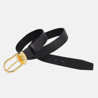 Montblanc 2019 Mens Business Classic Buckle Leather Belt - 몽블랑 신상 남성 비지니스 클래식 버클 레더 벨트 Mont0043x.Size(3.5cm).블랙금장