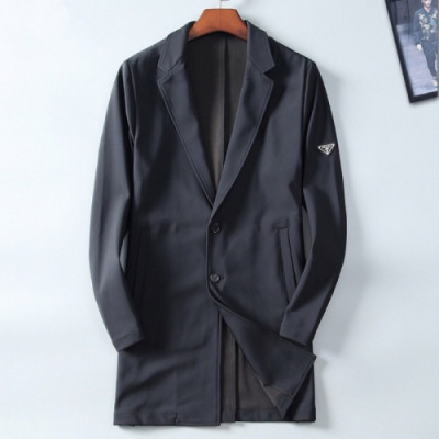 Prada 2019  Mens Business Suit Jacket- 프라다 남성 비지니스 슈트자켓 Pra0489x.Size(m - 3xl).블랙
